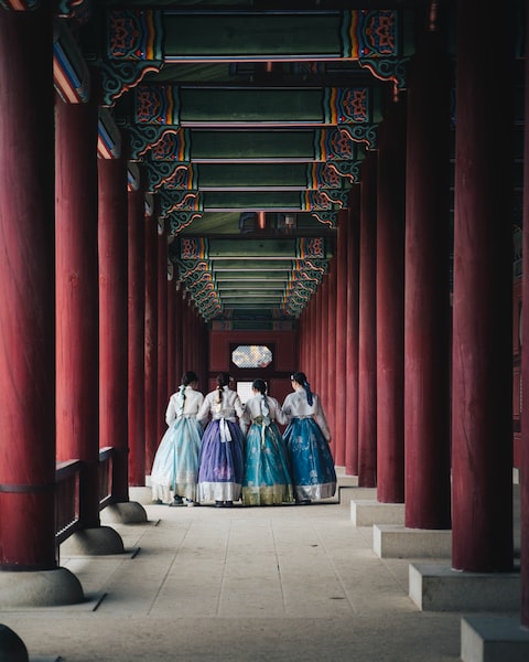 Traje típico de Corea