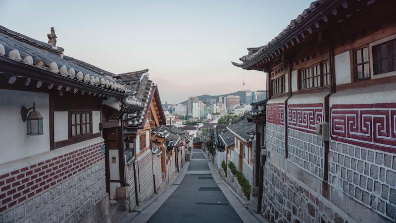 Casas tradicionales en Seúl